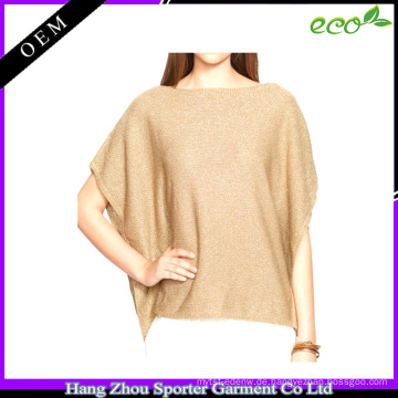 16FZLS07 Hochwertiger Leinen Poncho für Damen 100% Leinen Kleidung